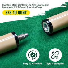 HMQQ 42/48/58 Inch 2-Piece Pool Cue Sticks, 17/18/20 oz, 2/4 Pack — Complimentary Gift with $54+ Orders; If the Gift Is Out of Stock or Its Price Rises, Order Cancelled with Full Refund Before Shipment
