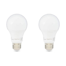 Amazon Basics A19 Bulbs, 60W Equivalent, 9W E26 Standard Base, Soft White 2700K, Non-Dimmable, 10,000 Hour Lifetime, 2-Pack — Complimentary Gift with $48+ Orders; If the Gift Is Out of Stock or Its Price Rises, Order Cancelled with Full Refun...