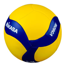 Mikasa Indoor Volleyball V360W Soft Material and for Practice (Blue/Yellow) — Complimentary Gift with $48+ Orders; If the Gift Is Out of Stock or Its Price Rises, Order Cancelled with Full Refund Before Shipment