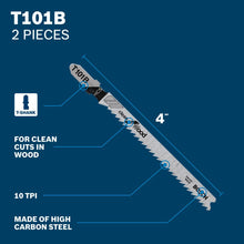Bosch T5002A 10 pc. T-Shank Jig Saw Blade Set for Wood and Metal — Complimentary Gift with $146+ Orders; If the Gift Is Out of Stock or Its Price Rises, Order Cancelled with Full Refund Before Shipment