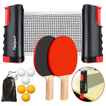 FBSPORT Ping Pong Paddle Set, Portable Table Tennis Set with Retractable Net,... — Complimentary Gift with $48+ Orders; If the Gift Is Out of Stock or Its Price Rises, Order Cancelled with Full Refund Before Shipment