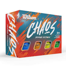 WILSON 2024 Chaos Golf Balls - 24 Balls — Complimentary Gift with $48+ Orders; If the Gift Is Out of Stock or Its Price Rises, Order Cancelled with Full Refund Before Shipment
