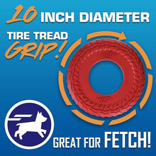 Nerf Dog Tire Flyer Dog Toy Gift Set, 10 Inch Flying Disc Dog Fetch Toys, Rub... — Complimentary Gift with $45+ Orders; If the Gift Is Out of Stock or Its Price Rises, Order Cancelled with Full Refund Before Shipment