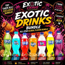 Exotic Asian Drink Variety Pack - Rare Imported Soda And Juice Bundle (Random 5 Bottles Shipped)