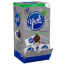87 Count | 42 oz - York Snack Size Dark Chocolate Peppermint Patties Bulk Box