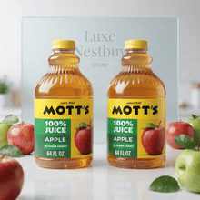 Mott’s Apple Juice 100% Fruit Juice, 64 fl oz, 2 Bottles