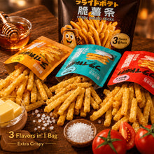 Potato Snacks, 2-Flavor Crispy Potato Snack Sticks, Tomato & Honey Butter Crunchy Snack Pack For Office Snacks, Movie Night, Road Trips And Party Sharing