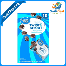 Great Value Twist & Shout Mini Chocolate Sandwich 1 oz, 10 Count