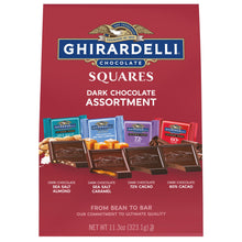 Dark Chocolate Assortment Squares - 11.3 oz