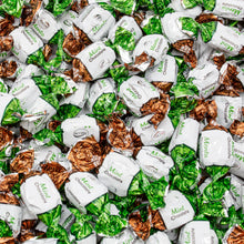 Chocolate Filled Mints Individually Wrapped 1 lb – Mint Hard Shell with Chocolate Filled Center, Old Fashioned Candy