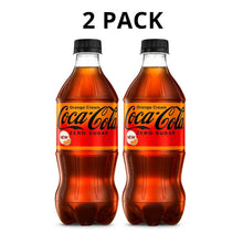 2 packs Coca-Cola Zero Sugar Orange Cream Soda, 20 oz. bottle