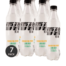 COCA COLA CHINA, 7 Packs Sprite Sugar Free Fiber+ Drink 16.9 Fl Oz Refreshing Citrus Soda