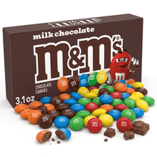 M&M'S Milk Chocolate Candy Movie Theater Box, 3.1 oz