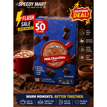 Packets, Rich & Creamy Chocolate Flavored Hot Beverage for Home, Office, Café & Cozy Everyday Enjoyment, Convenient Single-Serve Packets, 50 ct.
