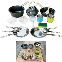 Portable Camping Cookware Set for 2-3 People, Lightweight Outdoor Cooking Kit Suitable for Picnics And Outdoor Meals