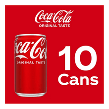 Coca-Cola Mini Soda Pop Fridge Pack, 7.5 fl oz Cans, 10 Pack