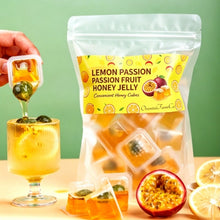 Lemon Passion Fruit Honey Jelly Cups, 30G X 10 Cups, Portable, Ready to Drink Hot Or Cold, Perfect for Breakfast, Afternoon Tea, Travel, Business Trips, Office Drinks, And Sharing with The Whole Family