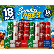 Soft Drink Assortment, Soda Variety Pack – 4 Flavor Variety Refreshing Sodas for Parties, Home & Office – 12 Fl Oz Cans – (18 Count)
