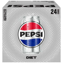 Diet Pepsi Soda, 12 fl oz Cans, Pack of 24, Zero Sugar Carbonated Cola Soft Drink