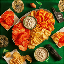 Smokehouse BBQ Flavored Ridged Potato Chips 5-Pack, Crunchy Barbecue Snack Chips, Savory Smoky BBQ Crisps, Family Size Party Snack Bags, Naturally & Artificially Flavored Potato Snacks