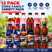 [ 12 Family Photos ] Coca Cola+Pepsi Multi Flavor Mixed Sugar Free/Candy Flavored Soda (6 Bottles Mixed)
