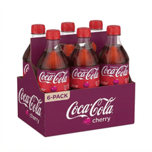 Coca-Cola Cherry Soda Pop Bottle, 20 fl oz 6 Packs