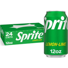 Sprite Lemon Lime Soda Pop, 12 fl oz Cans (24 Pack) | Crisp Lemon-Lime Soft Drink | Refreshing Caffeine-Free Soda