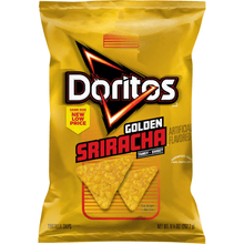 Pantry Snacks Grocery Golden Sriracha Tortilla Chips Tangy Sweet Spicy Corn Snack Bag 9.25 Ounce (6-Pack)