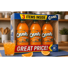 Crush Orange Soda, 1.25 L bottle 3 COUNT