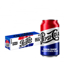 Pepsi Made with Real Sugar Cola 12 fl oz, 12 pack Cans