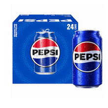 Pepsi Cola Soda Pop, 12 fl oz, 24 Count