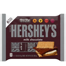 HERSHEY'S Milk Chocolate Candy Bars, 1.55 oz (6 Count)