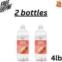 2 PACKS Fuji Apple Sparkling Water, 1 Liter Bottle