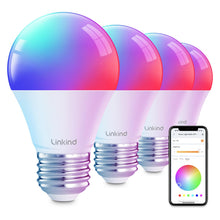 Linkind Smart Light Bulbs, Work with Alexa, Google Home, AiDot — Complimentary Gift with $69+ Orders; If the Gift Is Out of Stock or Its Price Rises, Order Cancelled with Full Refund Before Shipment