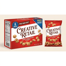 Caramel Popcorn & Peanuts Snack Packs 6 Count, 1.25 oz – Sweet & Salty Classic Snack