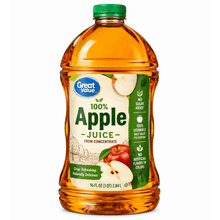 Great Value 100% Apple Juice, 6.1 lb