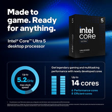 Intel Core Ultra 5 Processor 245K (24M Cache, up to 5.20 GHz) — Complimentary Gift with $178+ Orders; If the Gift Is Out of Stock or Its Price Rises, Order Cancelled with Full Refund Before Shipment