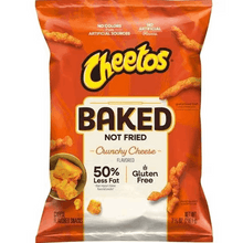 **Baked Crunchy Cheese Flavored Snacks – 4-Bag Pack, 6.5 oz Each**