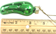 Christmas Pickle Ornament Original German Legend Blown Glass Tree Decor — Complimentary Gift with $27+ Orders; If the Gift Is Out of Stock or Its Price Rises, Order Cancelled with Full Refund Before Shipment