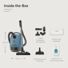 Miele Guard S1 Bagged Canister Vacuum with AirClean Filter, Nordic Blue — Complimentary Gift with $872+ Orders; If the Gift Is Out of Stock or Its Price Rises, Order Cancelled with Full Refund Before Shipment