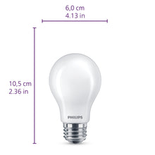 Philips 60W A19 LED Bulbs, 2700K, Dimmable, 4-Pack — Complimentary Gift with $56+ Orders; If the Gift Is Out of Stock or Its Price Rises, Order Cancelled with Full Refund Before Shipment