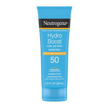Neutrogena Hydro Boost Water Gel Sunscreen SPF 50, 3 fl oz — Complimentary Gift with $33+ Orders; If the Gift Is Out of Stock or Its Price Rises, Order Cancelled with Full Refund Before Shipment