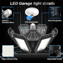 AUDLES Garage Lights 2 Pack, Garage Lights Ceiling LED 20000LM 6500K — Complimentary Gift with $48+ Orders; If the Gift Is Out of Stock or Its Price Rises, Order Cancelled with Full Refund Before Shipment