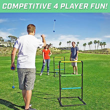 GoSports Ladder Toss Indoor & Outdoor Game Set with 6 Soft Rubber Bolo Balls ... — Complimentary Gift with $80+ Orders; If the Gift Is Out of Stock or Its Price Rises, Order Cancelled with Full Refund Before Shipment