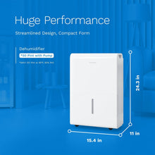 hOmeLabs 50-Pint Dehumidifier with Pump, 7,500 Sq Ft — Complimentary Gift with $494+ Orders; If the Gift Is Out of Stock or Its Price Rises, Order Cancelled with Full Refund Before Shipment