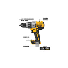 DEWALT 20V MAX XR Cordless Hammer Drill Driver Brushless, Heavy Duty 1/2", 3-Speed, Tool Only (DCD996B) — Complimentary Gift with $322+ Orders; If the Gift Is Out of Stock or Its Price Rises, Order Cancelled with Full Refund Before Shipment