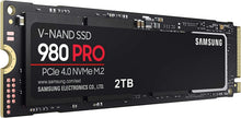 Samsung 980 Pro 2TB M.2 NVMe PCIe 4.0 SSD — Complimentary Gift with $390+ Orders; If the Gift Is Out of Stock or Its Price Rises, Order Cancelled with Full Refund Before Shipment