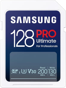 Samsung PRO Ultimate SDXC 128GB (MB-SY128S/AM) — Complimentary Gift with $71+ Orders; If the Gift Is Out of Stock or Its Price Rises, Order Cancelled with Full Refund Before Shipment