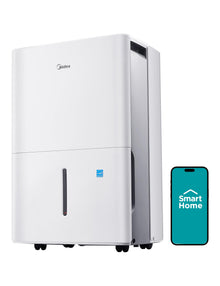 Midea 50-Pint Smart Dehumidifier, 4,500 Sq Ft — Complimentary Gift with $396+ Orders; If the Gift Is Out of Stock or Its Price Rises, Order Cancelled with Full Refund Before Shipment