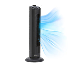 Amazon Basics 28" Oscillating Tower Fan, Black — Complimentary Gift with $137+ Orders; If the Gift Is Out of Stock or Its Price Rises, Order Cancelled with Full Refund Before Shipment